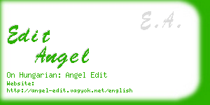 edit angel business card